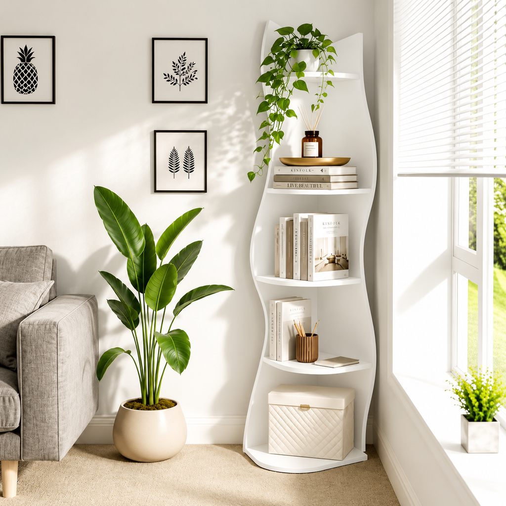 Ondine™ | Étagère Design d'Angle