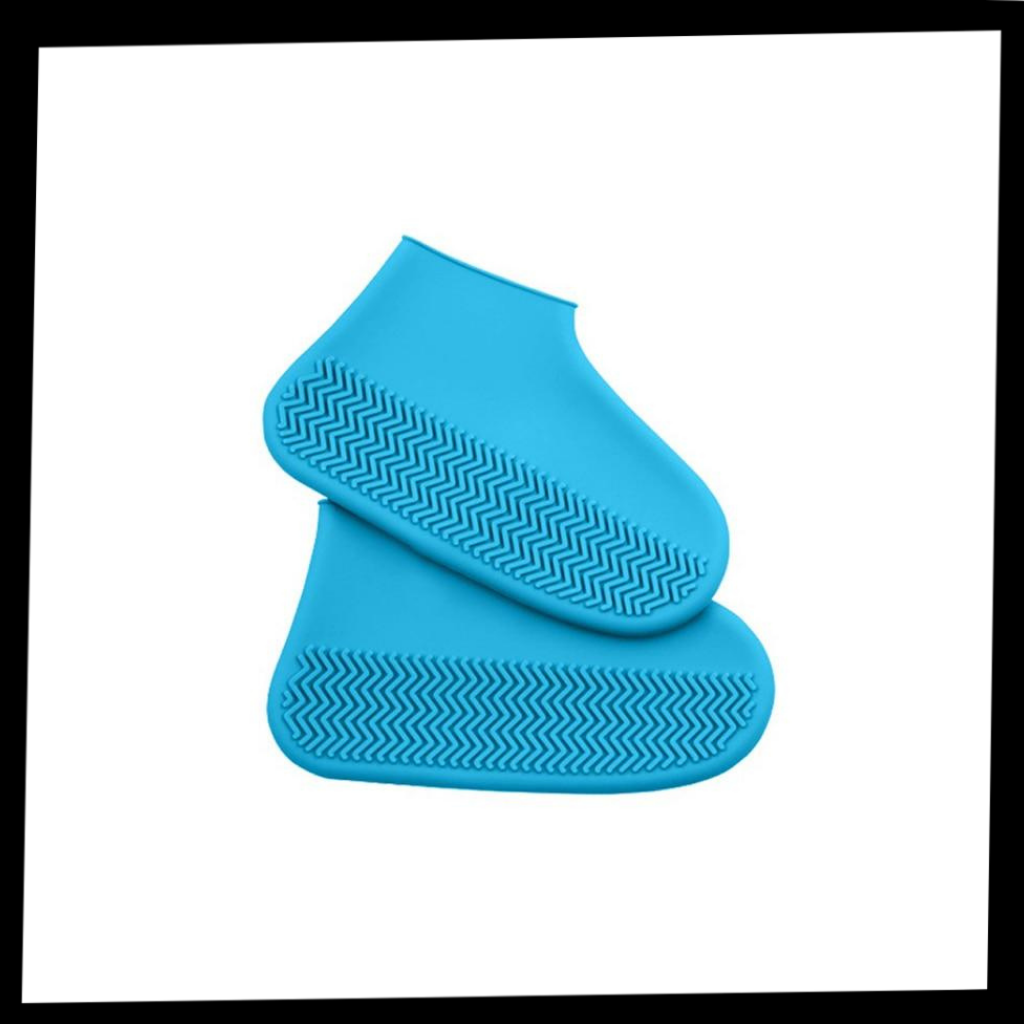 1 Paire de couvre-chaussures imperméables en silicone