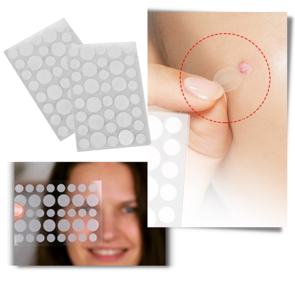 Pack de 36 patchs invisibles contre l'acné