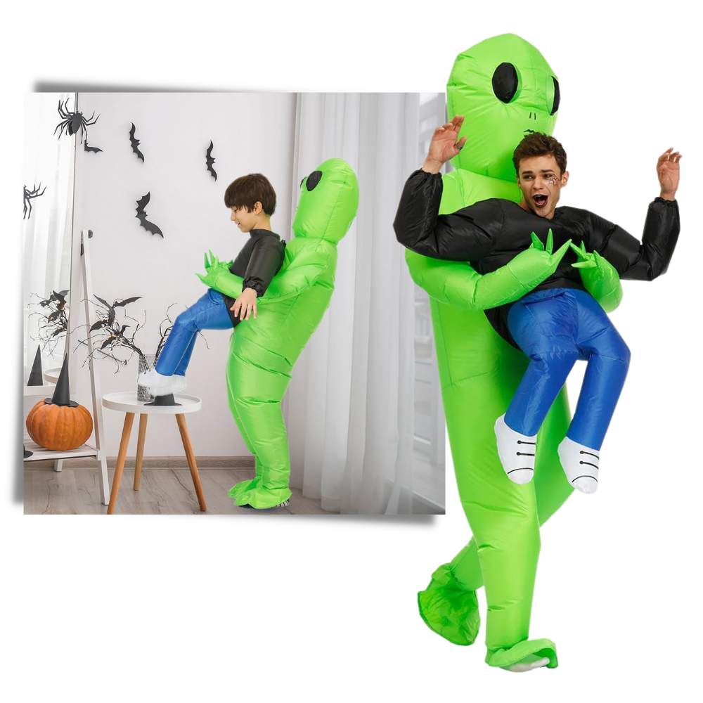 Costume d'alien gonflable