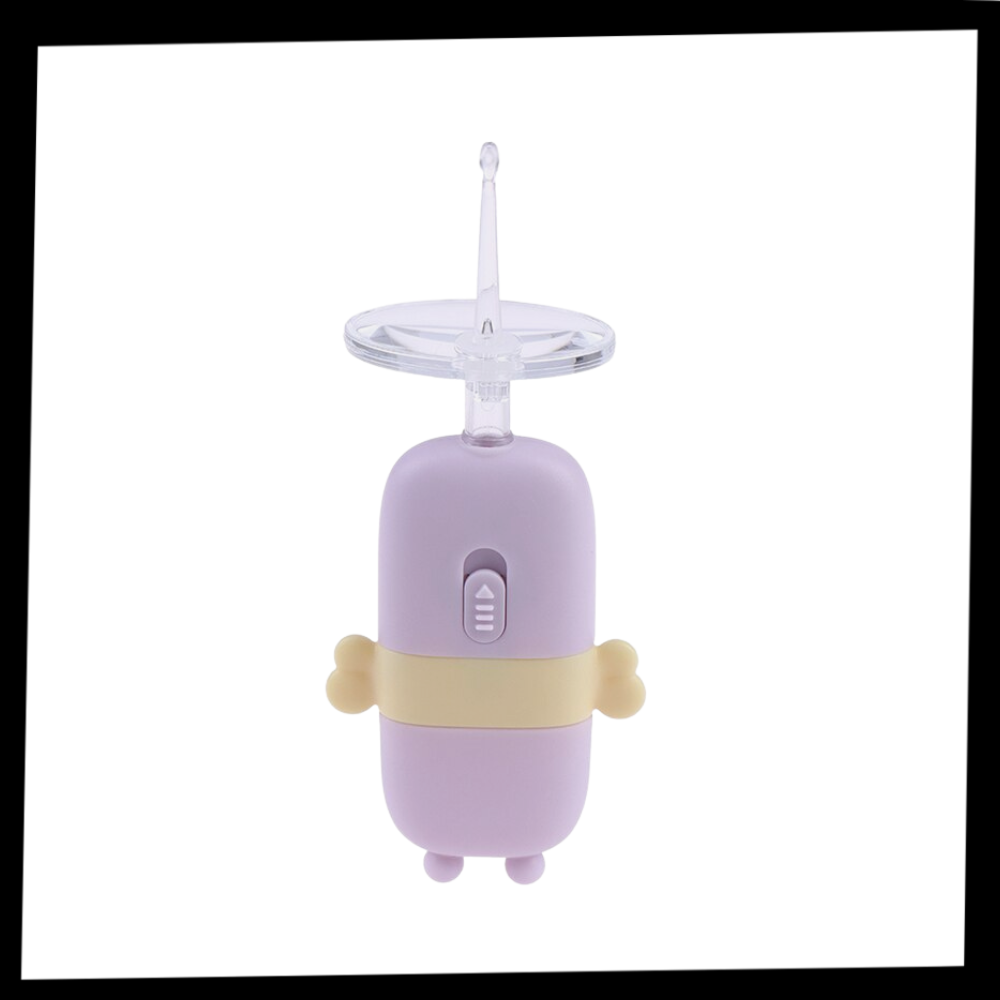 Cuillère nettoyante lumineuse pour oreilles de bébé
