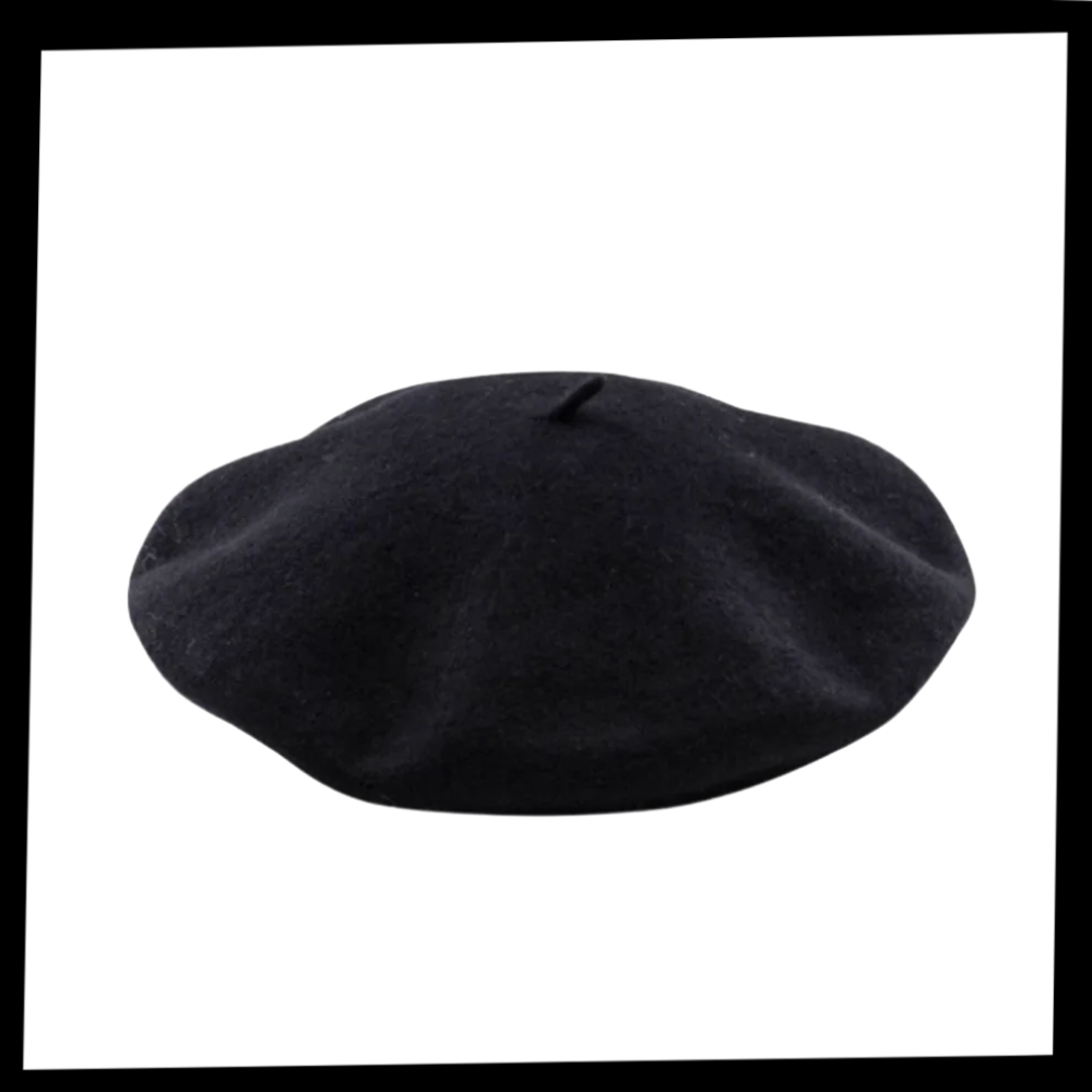 Béret classique en laine pour femme