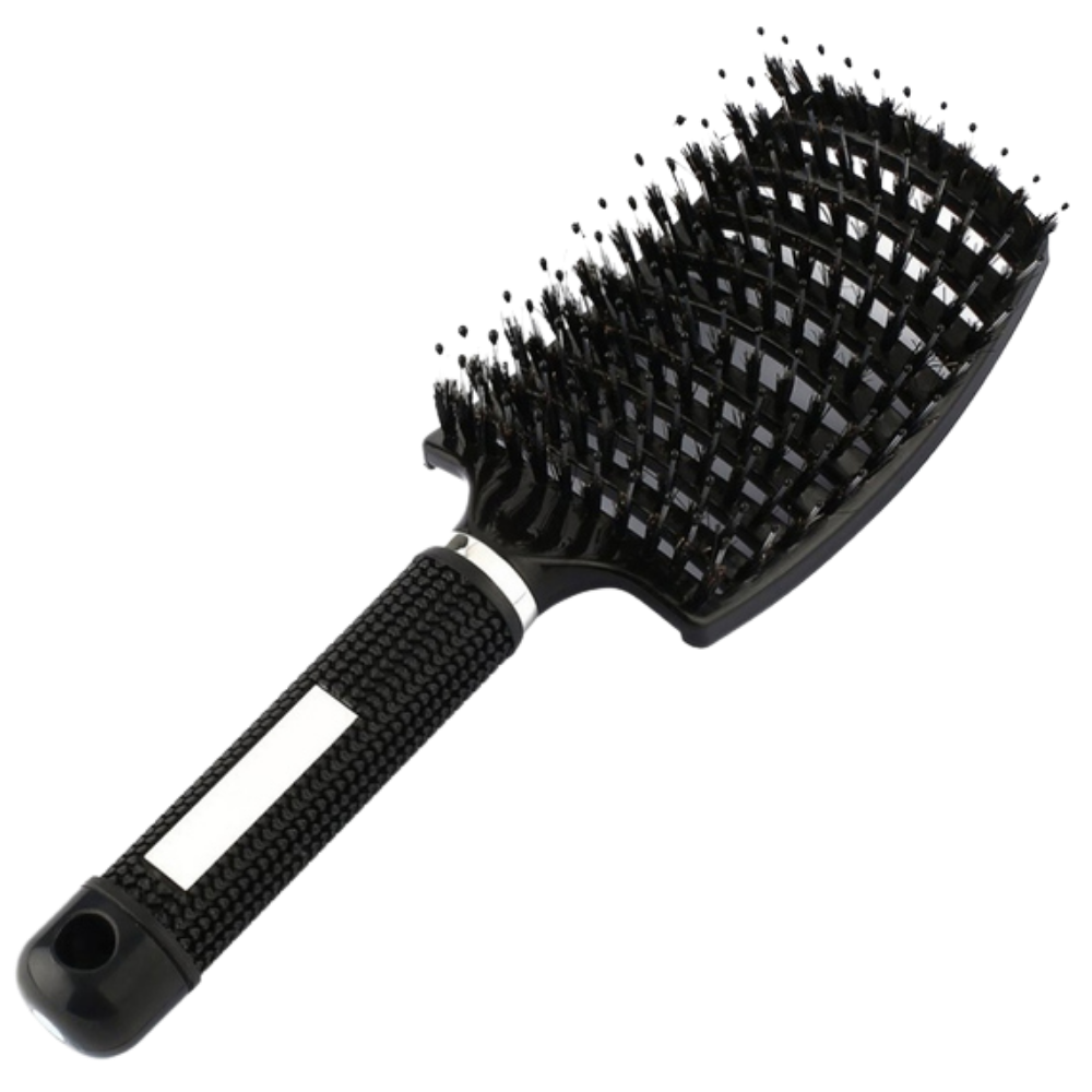 Brosse à cheveux massante en poils de sanglier