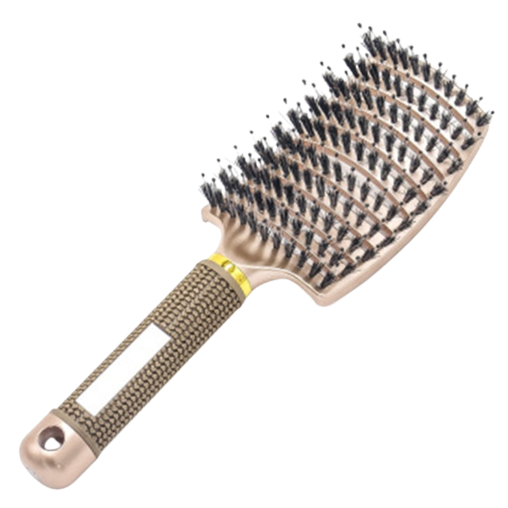 Brosse à cheveux massante en poils de sanglier