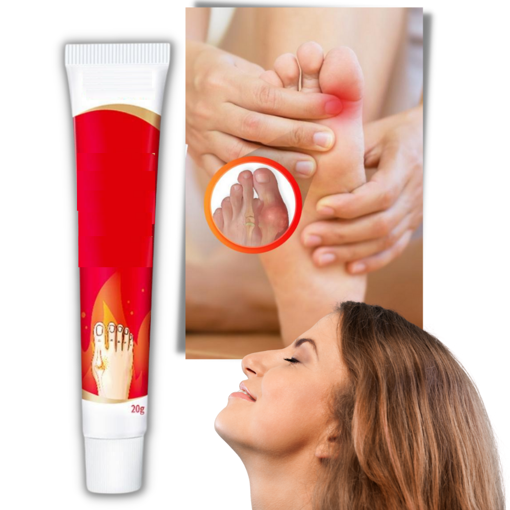 Crème anti-inflammatoire pour oignons du pied