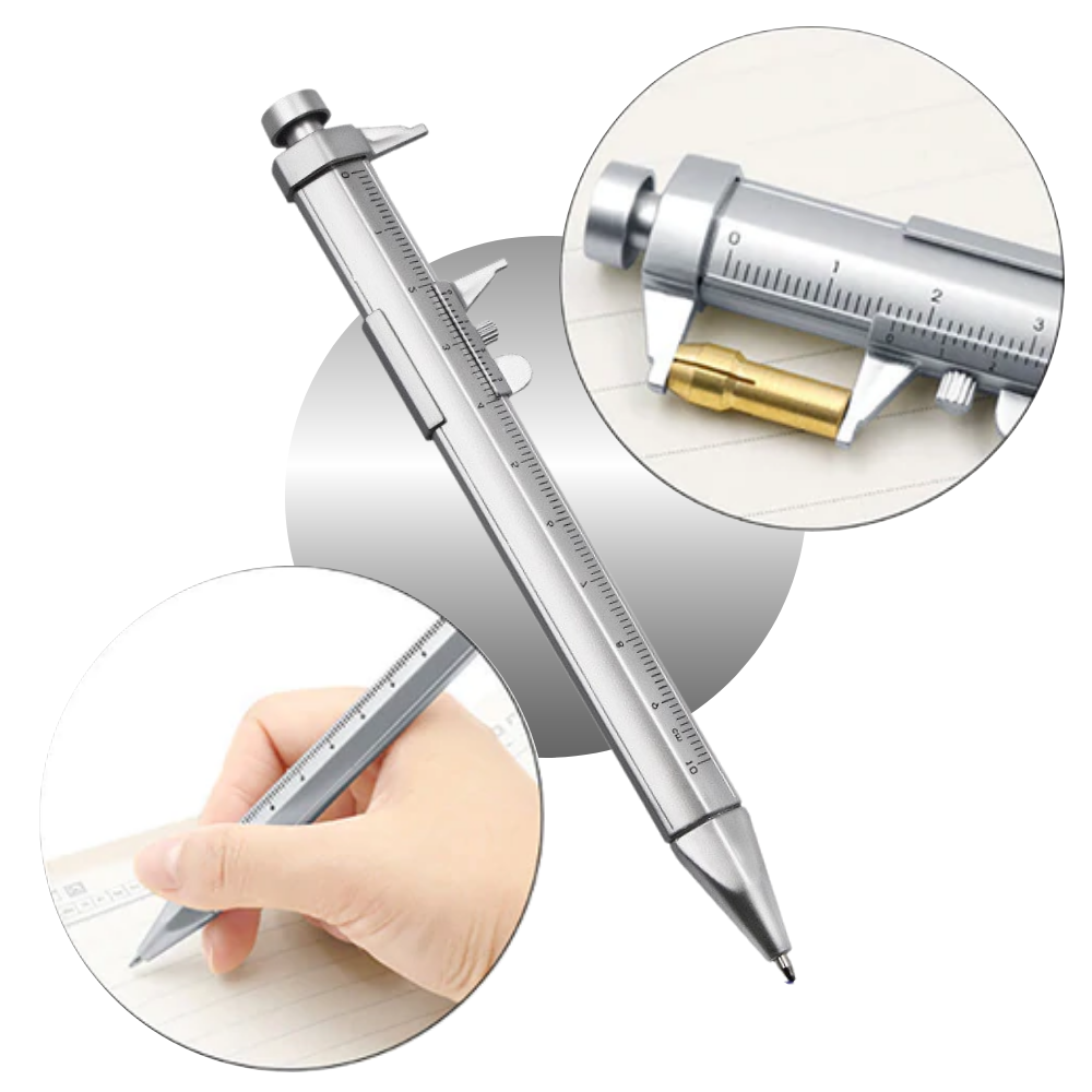 Stylo à bille étrier multifonctionnel Vernier