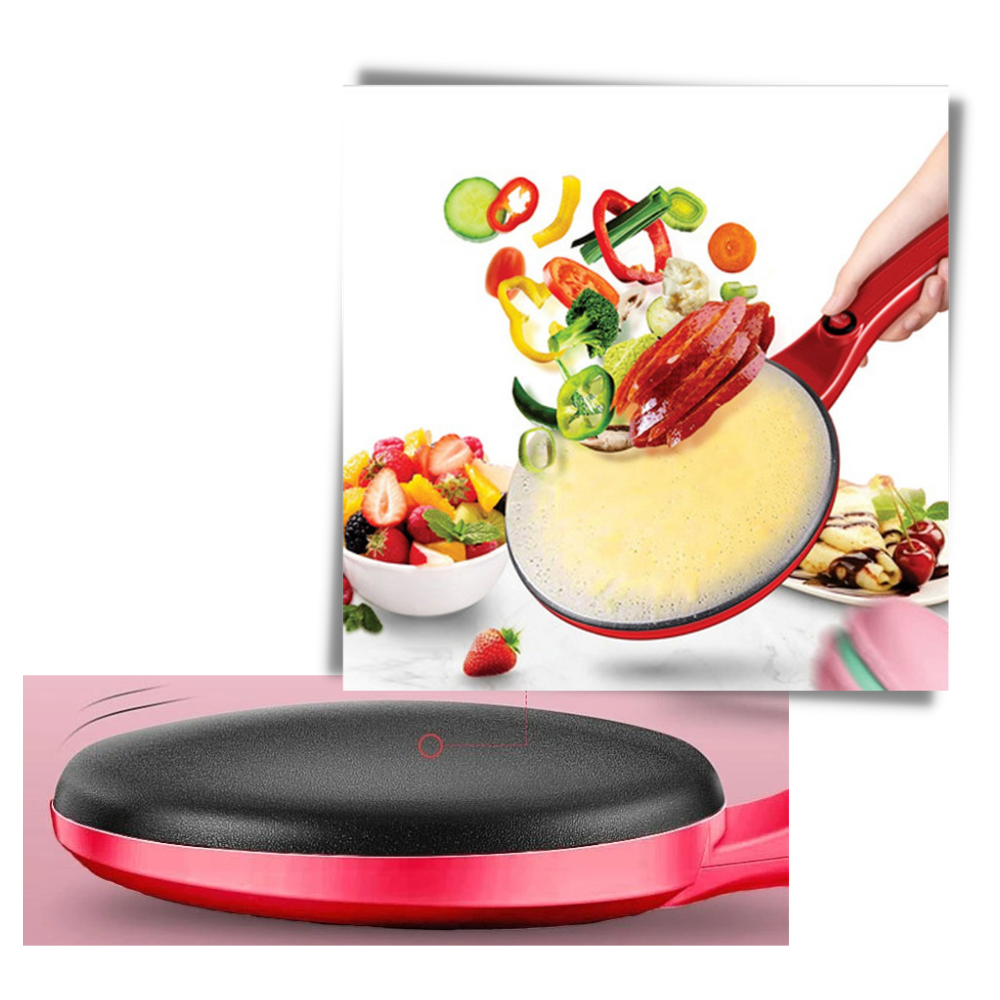 Crêpière électrique antiadhésive
