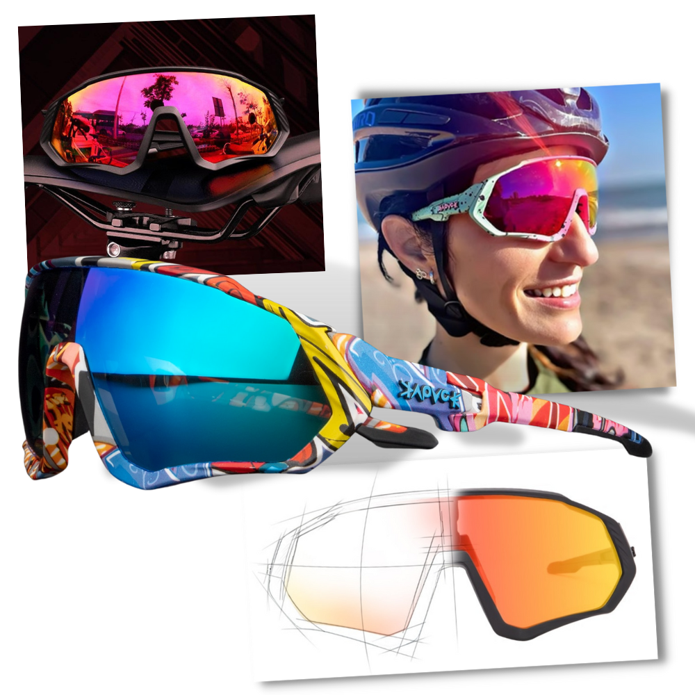 Lunettes de soleil polarisées pour le cyclisme