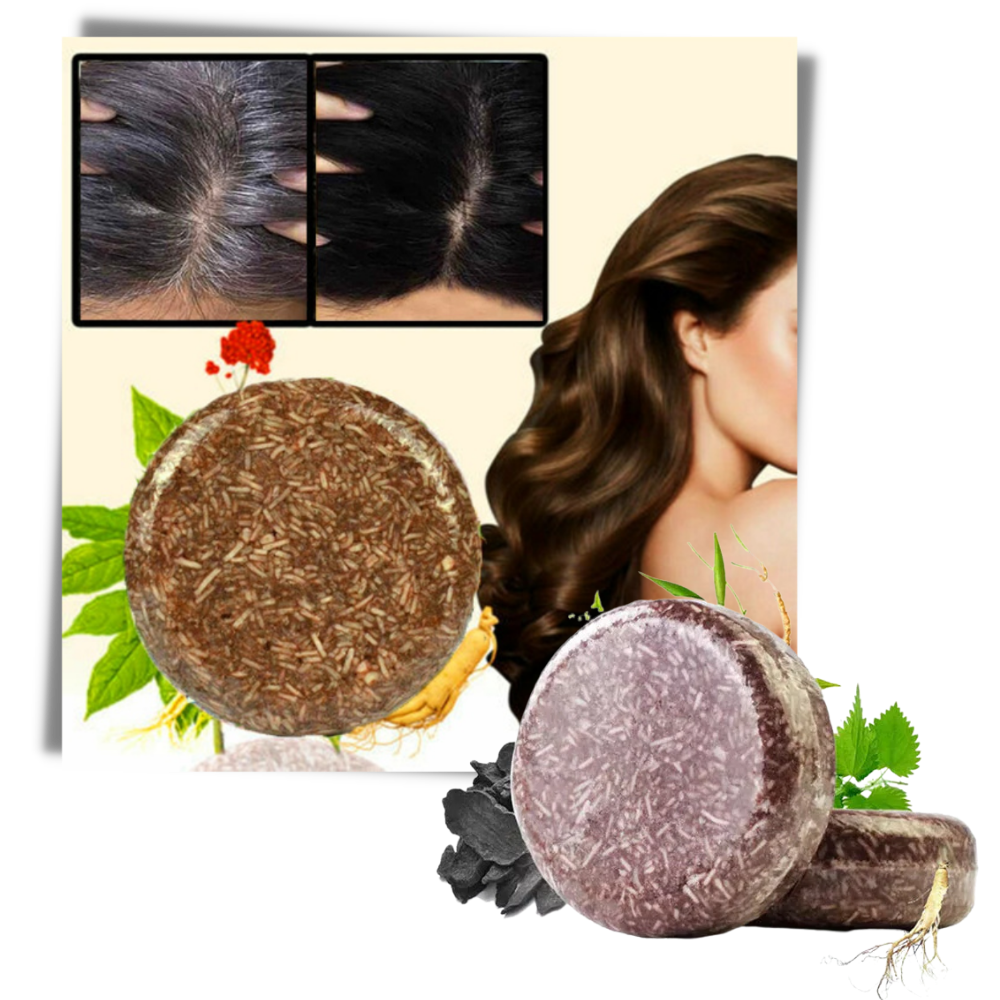 Savon capillaire noircissant et hydratant