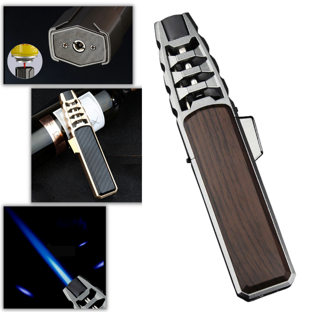 Briquet polyvalent à gaz