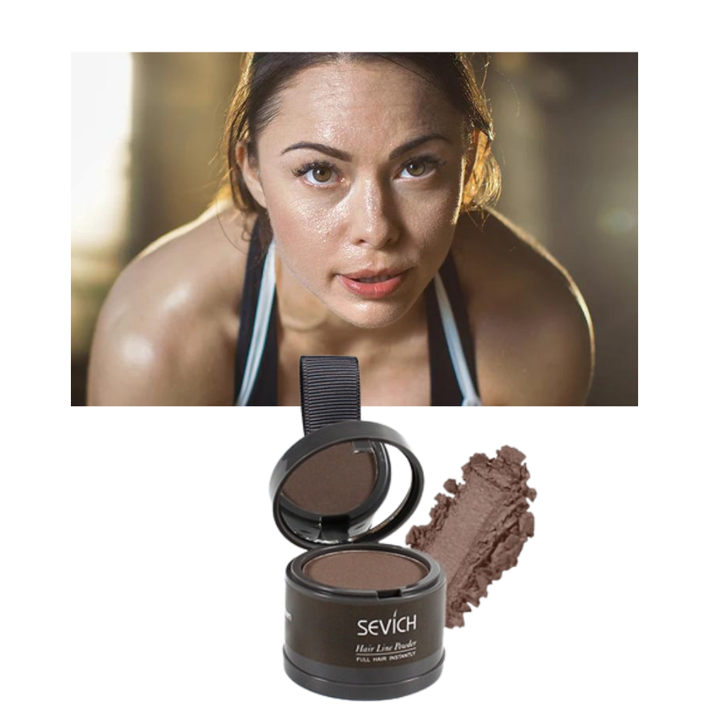 Poudre dissimulatrice de ligne de cheveux