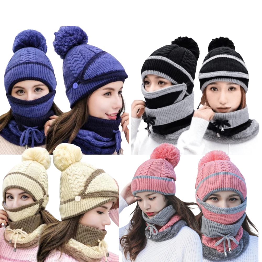 Ensemble de bonnets d'hiver