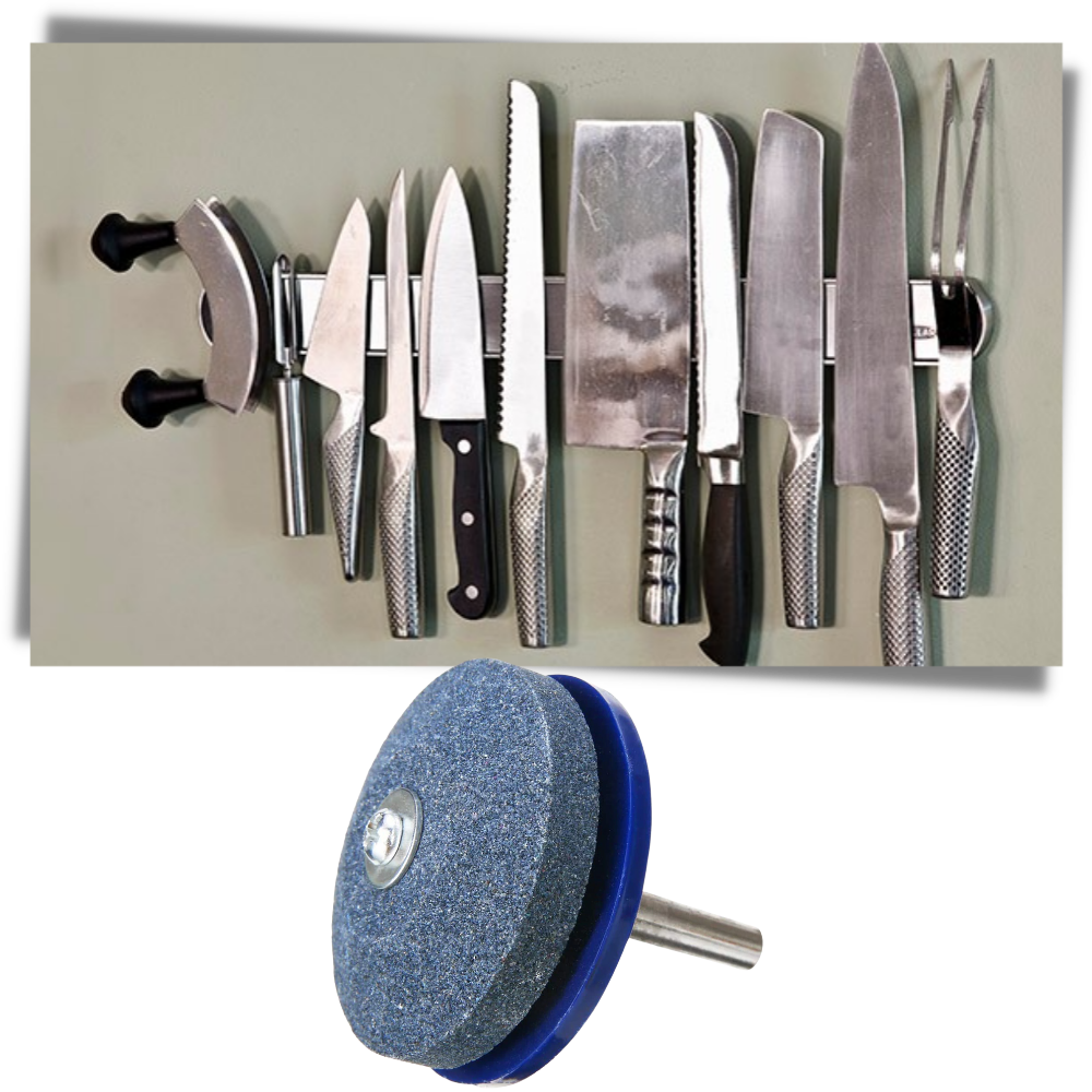 Set d'affûtage de lames rotatif