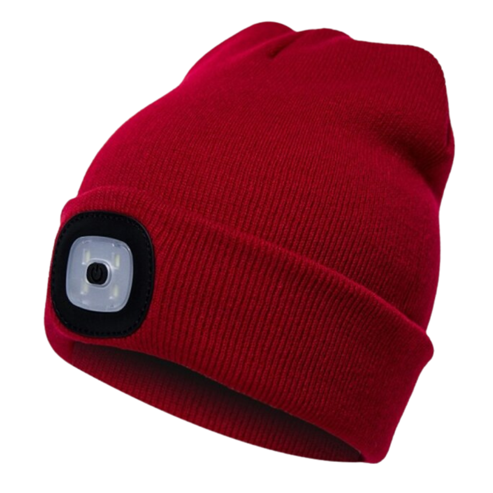 Bonnet avec lumière LED