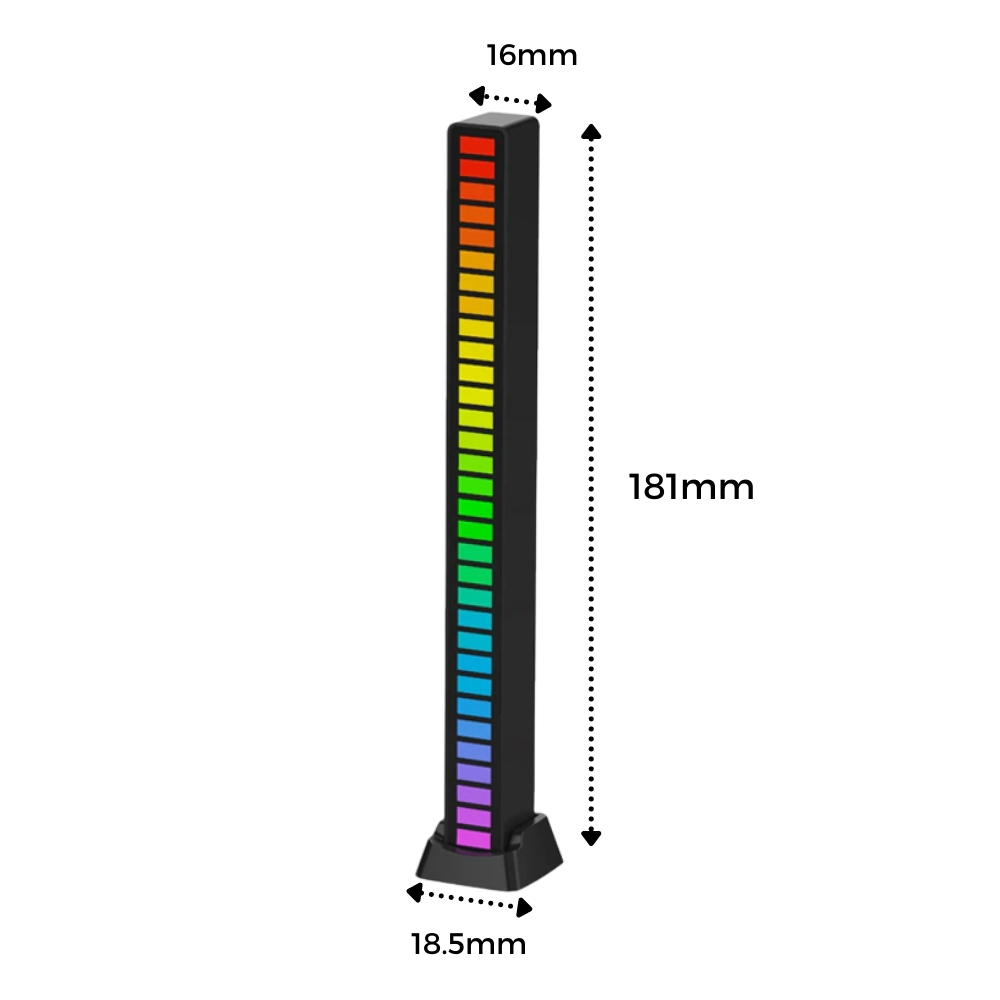 Lumière d'ambiance musicale à LED