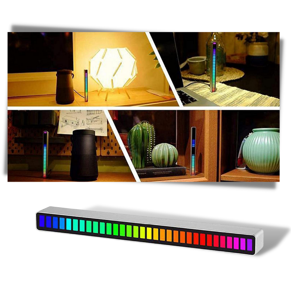 Lumière d'ambiance musicale à LED