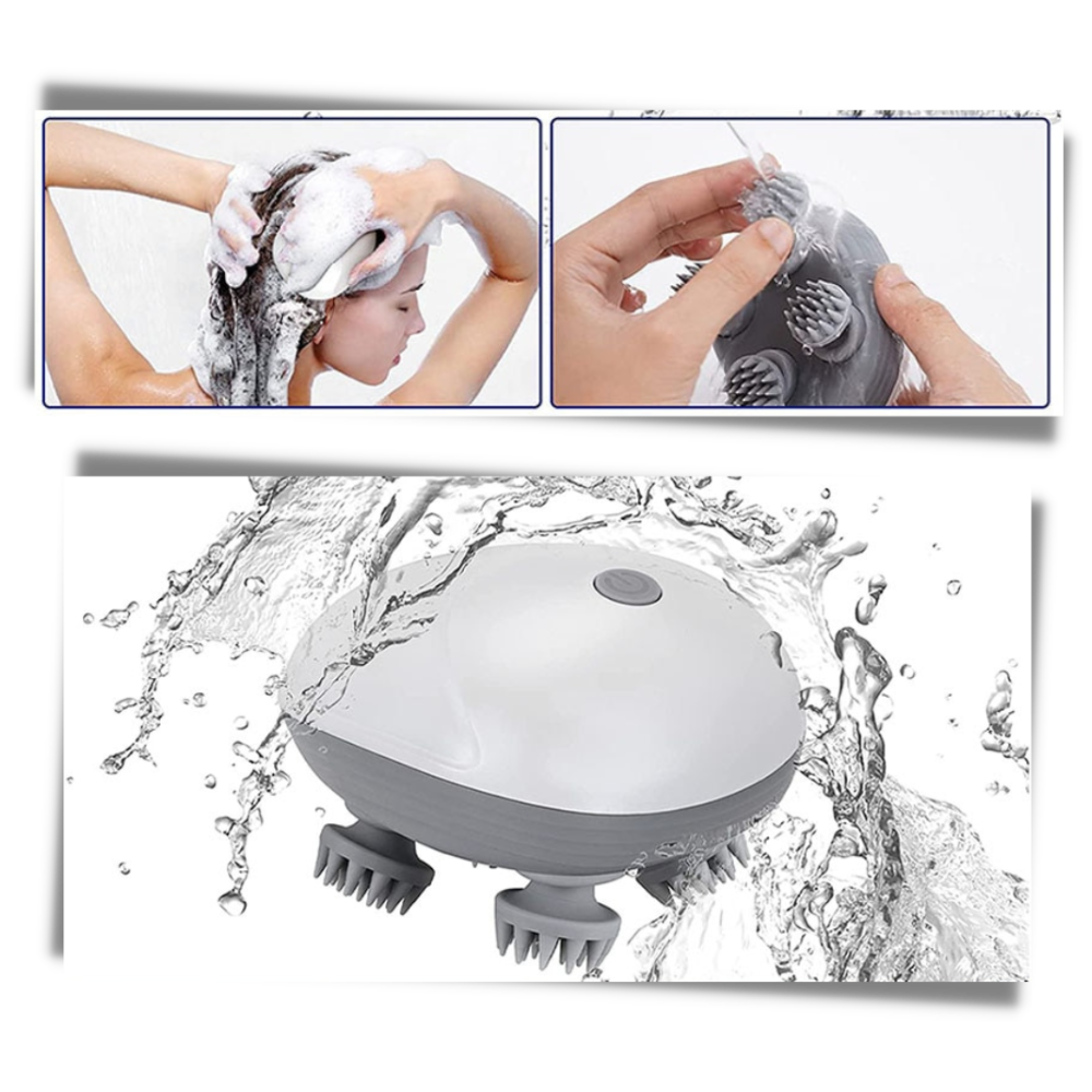 Masseur vibrant pour le cuir chevelu