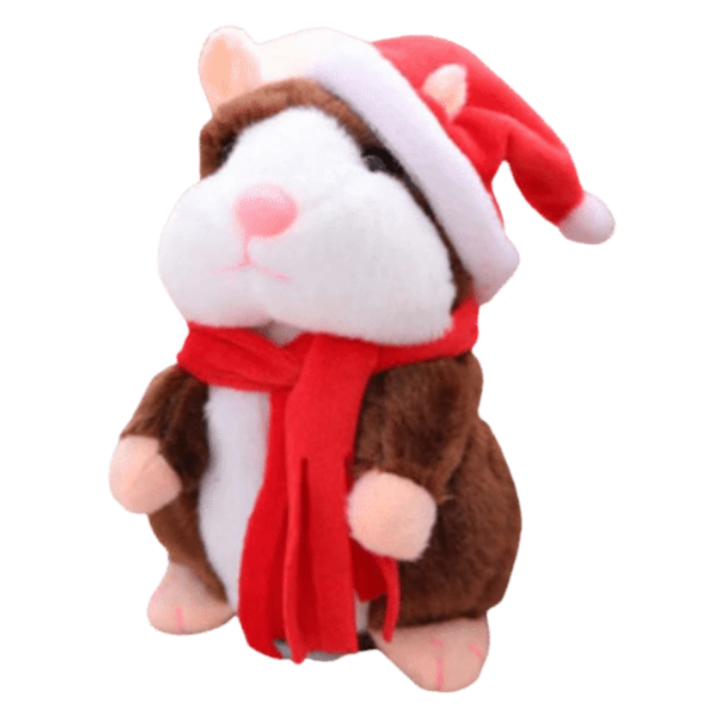Hamster parlant en peluche