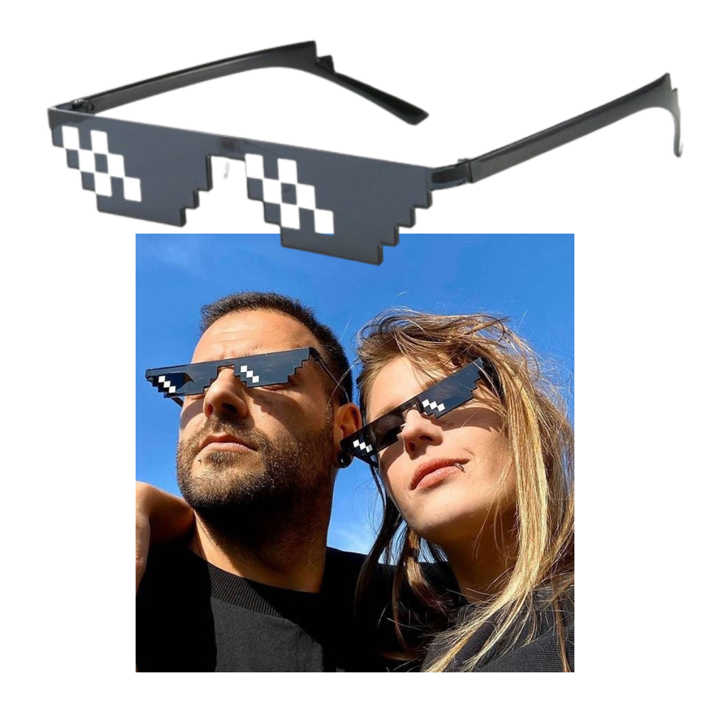 Lunettes de soleil pixel mode