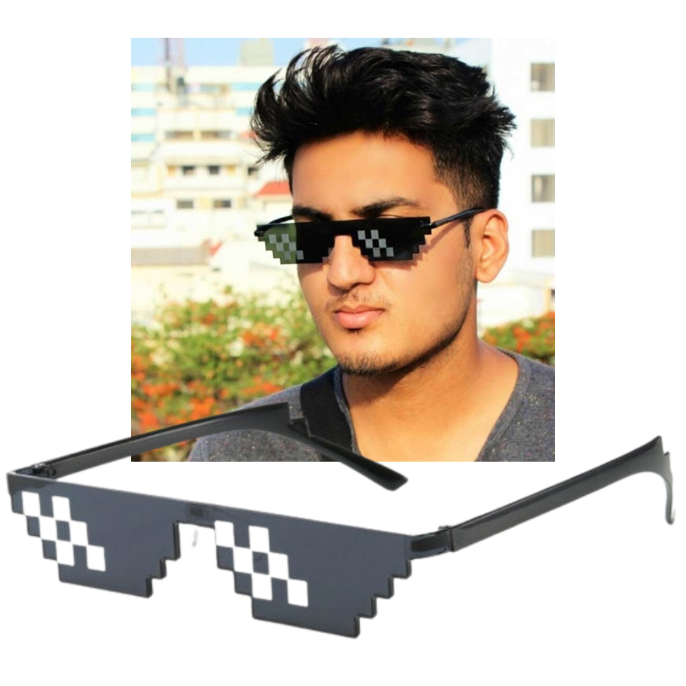 Lunettes de soleil pixel mode
