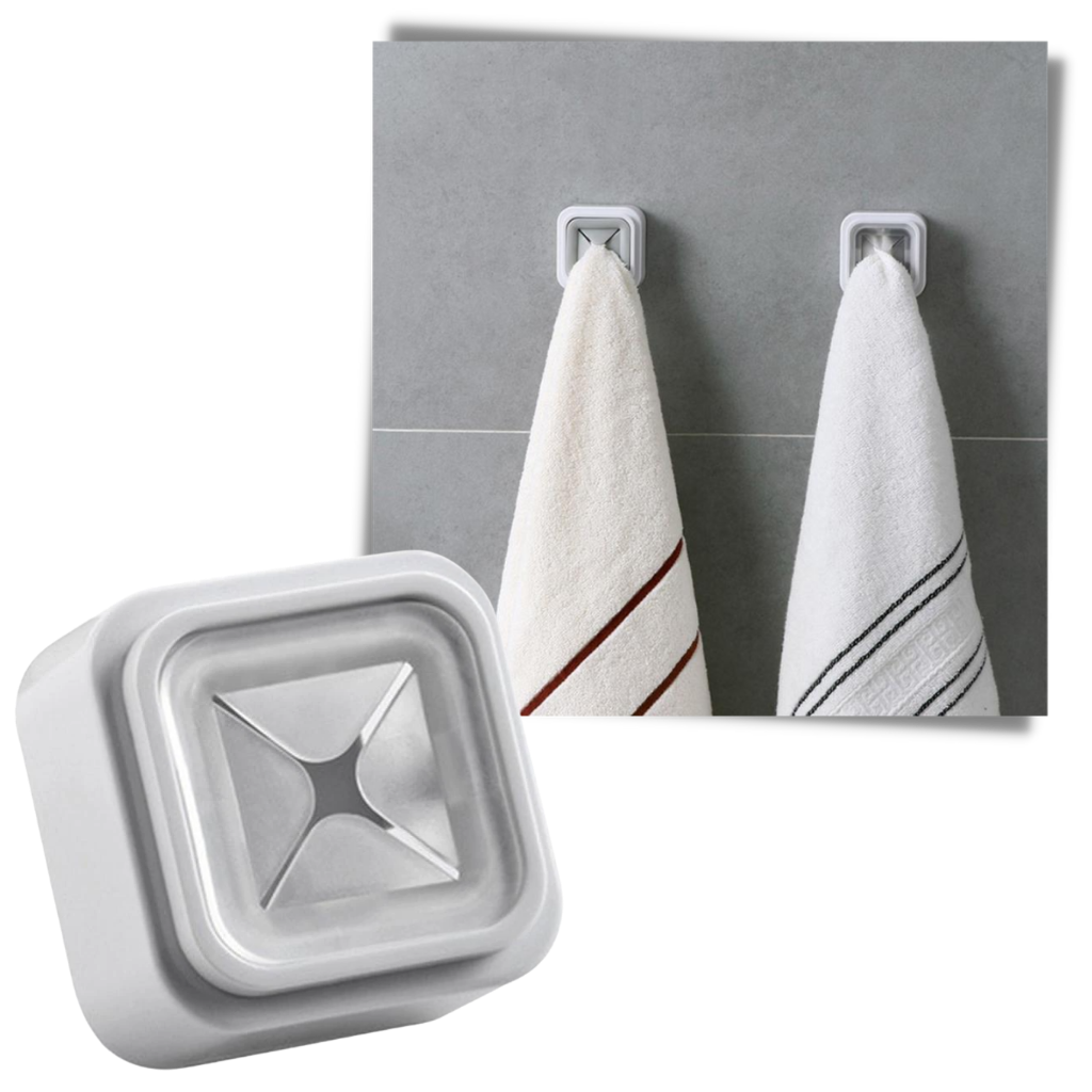 Ensemble de 3 porte-serviettes adhésifs
