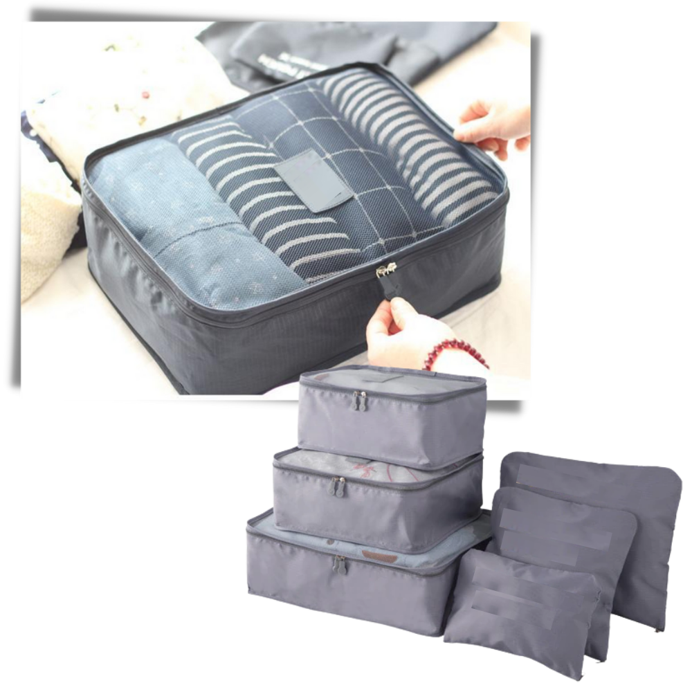 Lot de 6 petits sacs de voyage pour valise