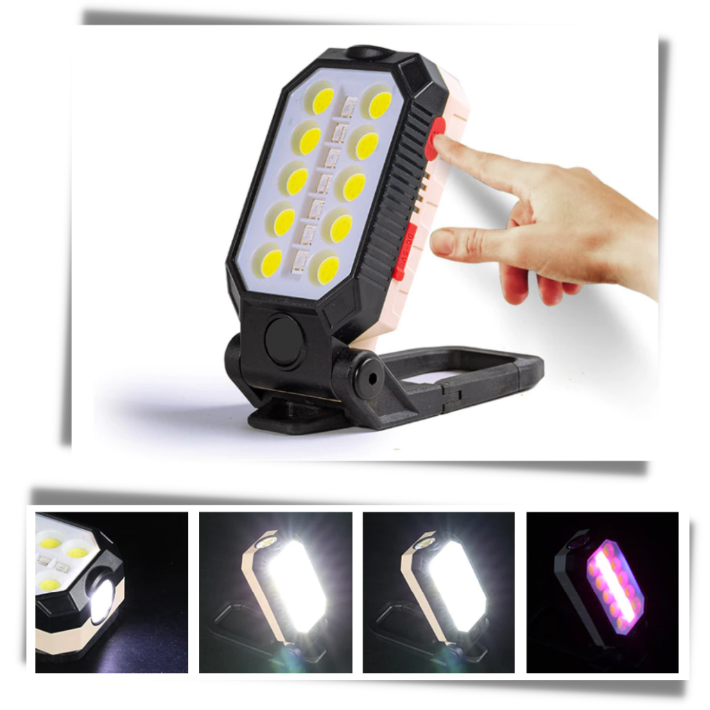 Lampe de poche LED étanche et réglable