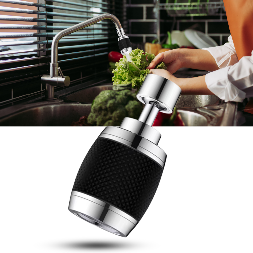 Filtre à eau monté sur robinet 360° à 3 modes