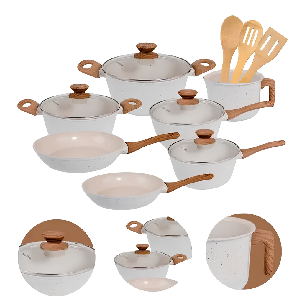 🔥 OFFRE SPÉCIALE : 9 Casseroles + 13 Ustensiles Offerts – Choisissez Votre Couleur Préférée !