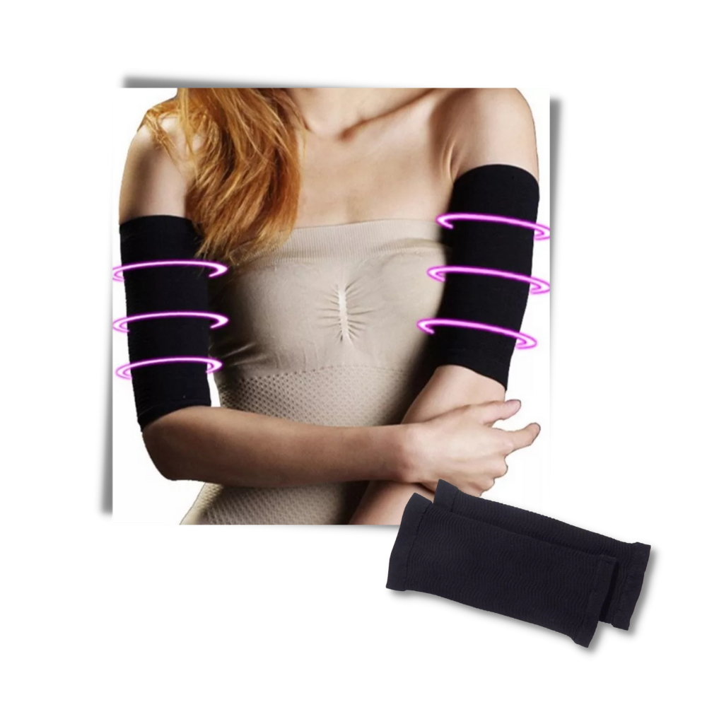 Manchons amincissants thermiques pour les bras