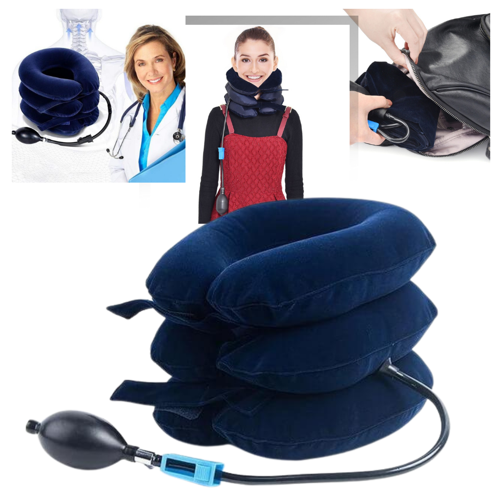 Minerve gonflable pour soutien des cervicales