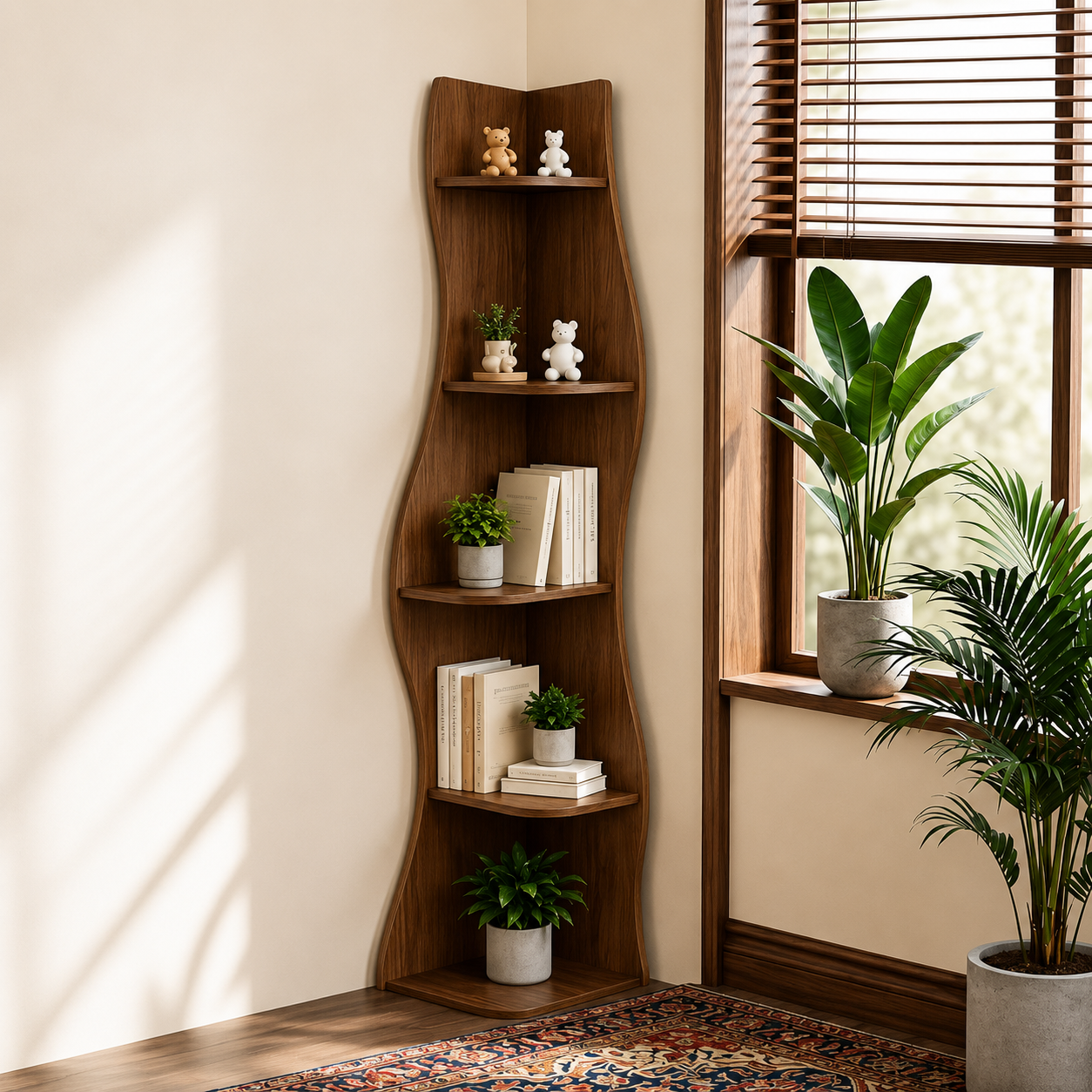 Ondine™ | Étagère Design d'Angle