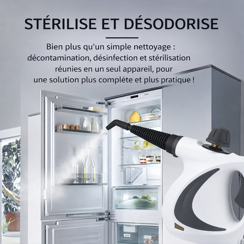 🔥 Vapor Power™ – Le Nettoyeur Vapeur 5-en-1 Qui Fait Tout Briller