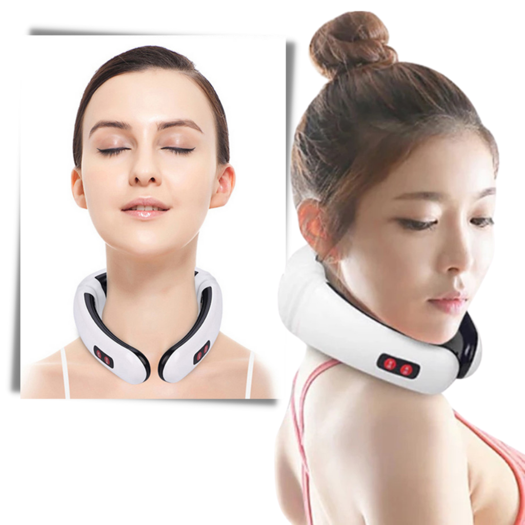 Masseur de cervical à traction circulaire avec chauffage infrarouge
