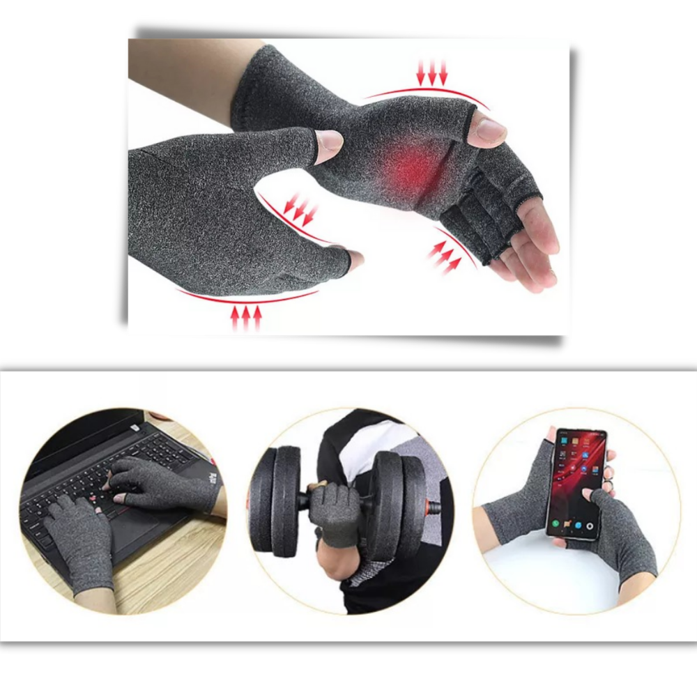 Gants de compression antidouleurs articulaires