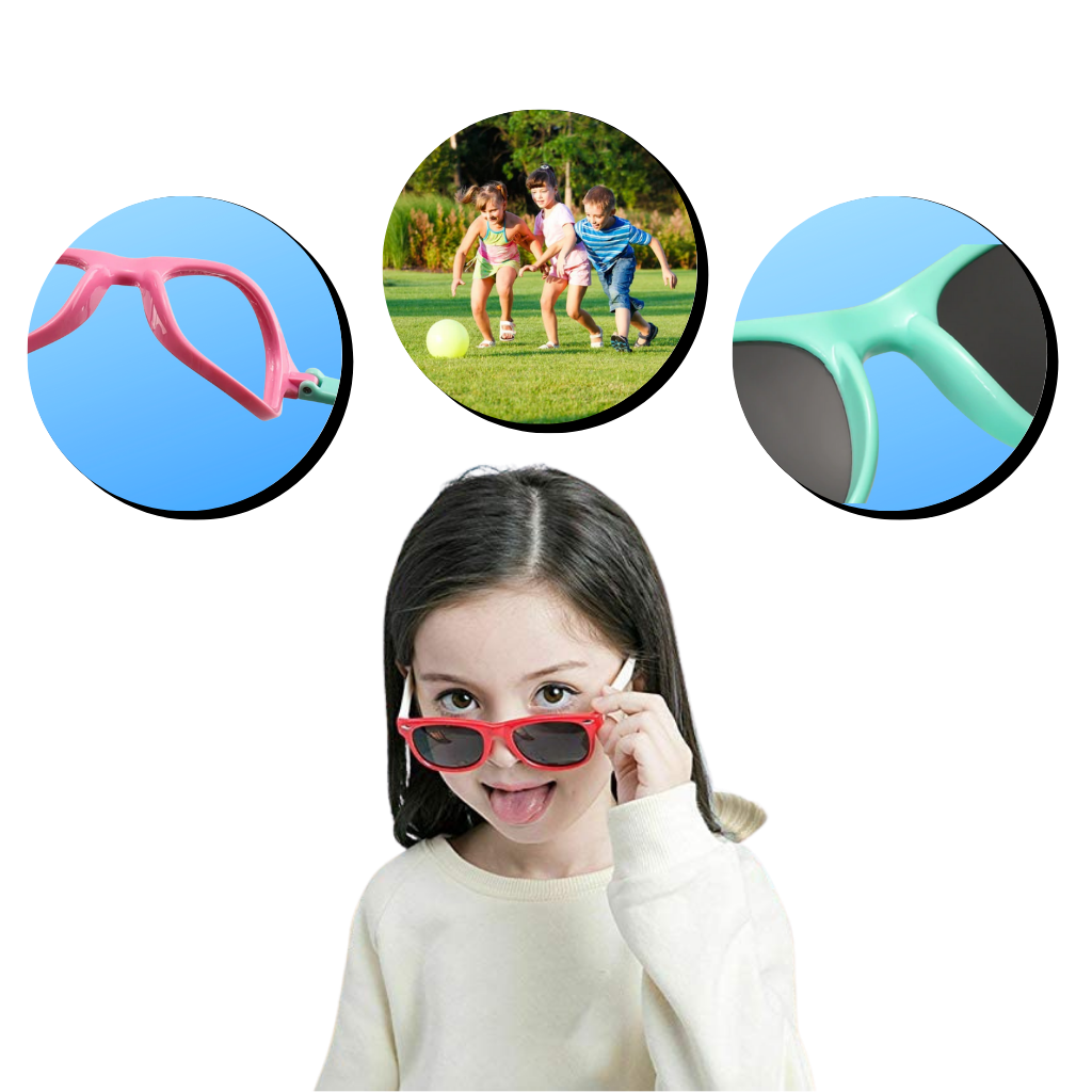 Lunettes de soleil pour enfants polarisantes flexibles