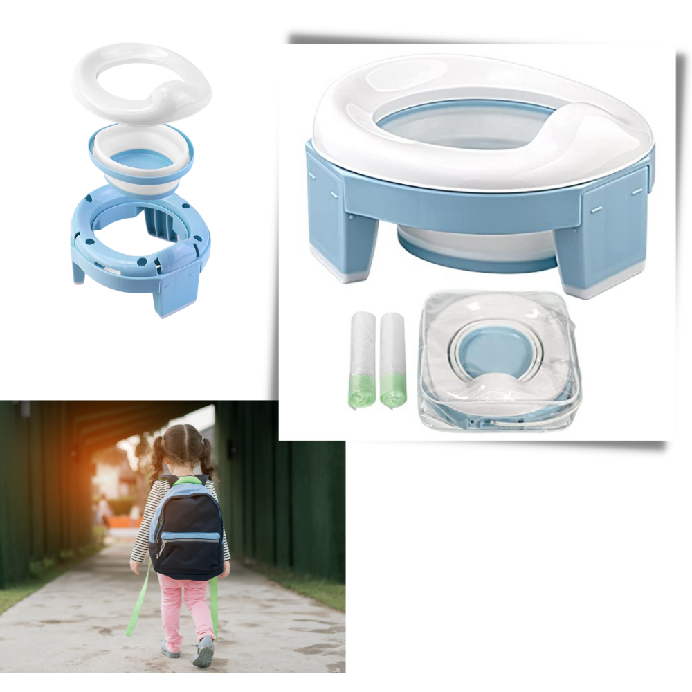 Pot pliable 3 en 1 pour les tout-petits