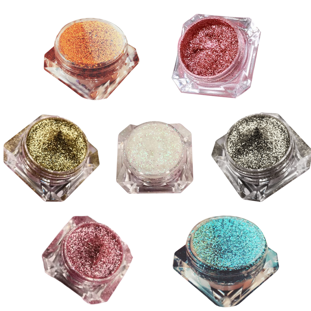 Fard à paupières aux reflets galactiques
