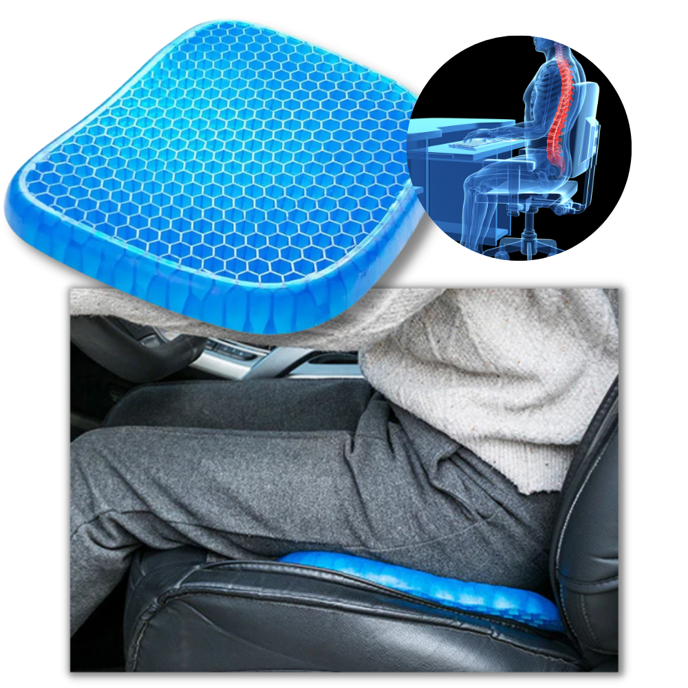 Coussin de siège en gel pour soulager la pression