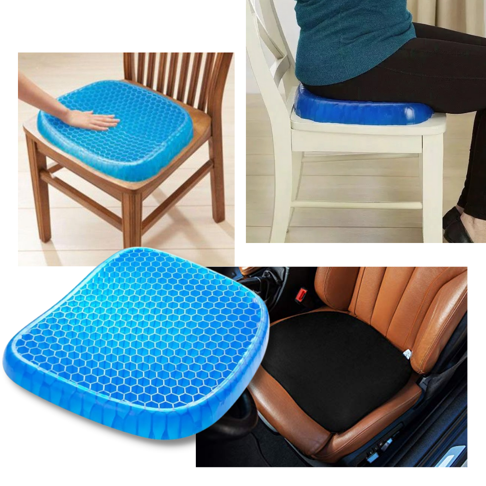 Coussin de siège en gel pour soulager la pression