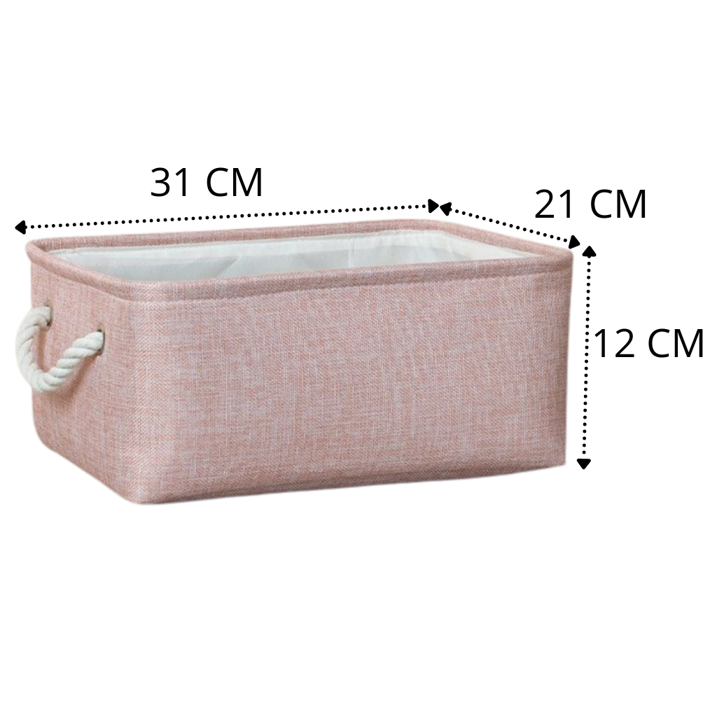 Panier à linge élégant avec poignées en corde