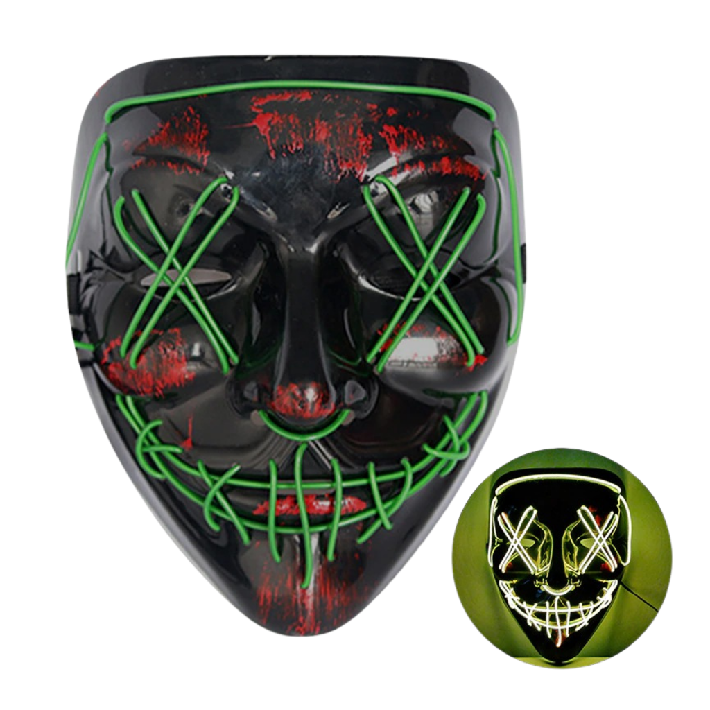Masque à néon LED