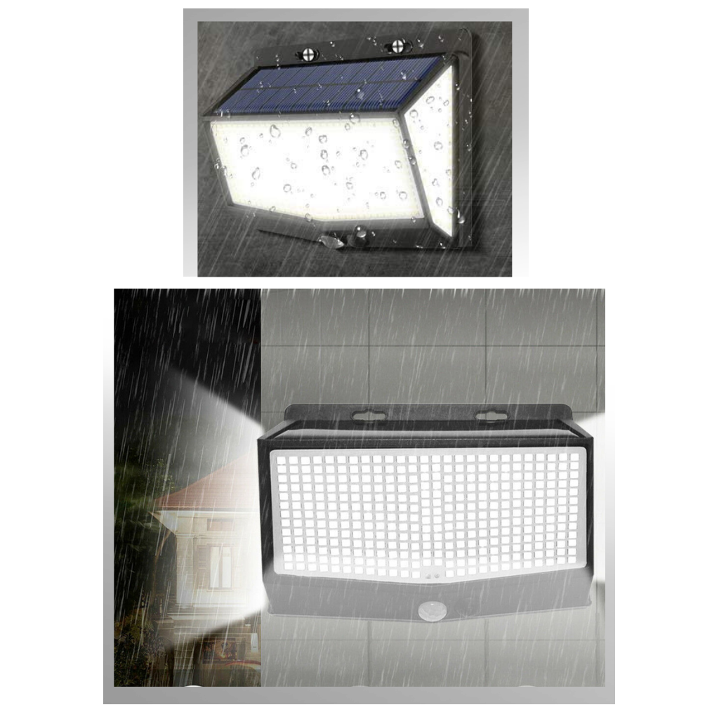 Lampe solaire d'extérieure 468 LED