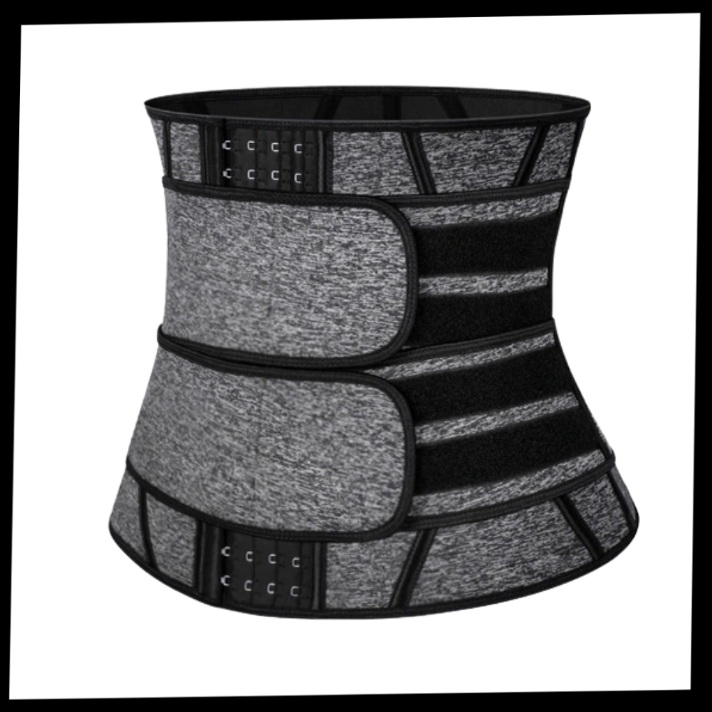 Ceinture amincissante chauffante à double sangle