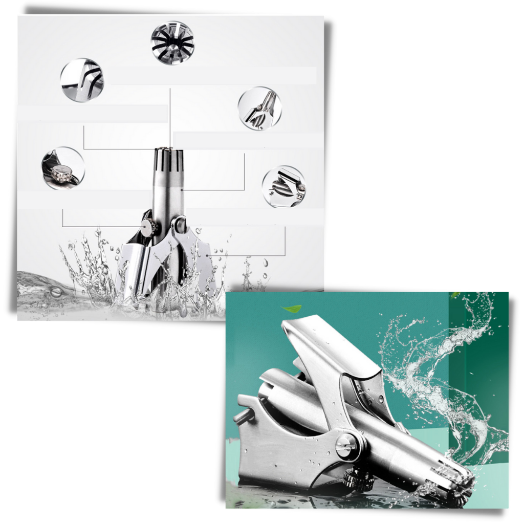 Tondeuse manuelle portable pour les poils du nez