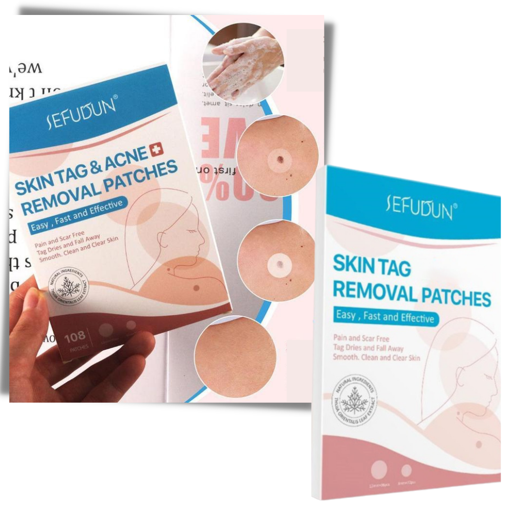Patch de traitement anti excroissances cutanées
