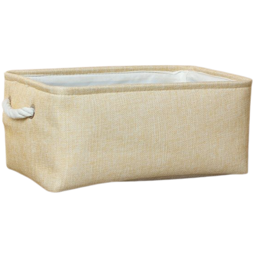 Panier à linge élégant avec poignées en corde