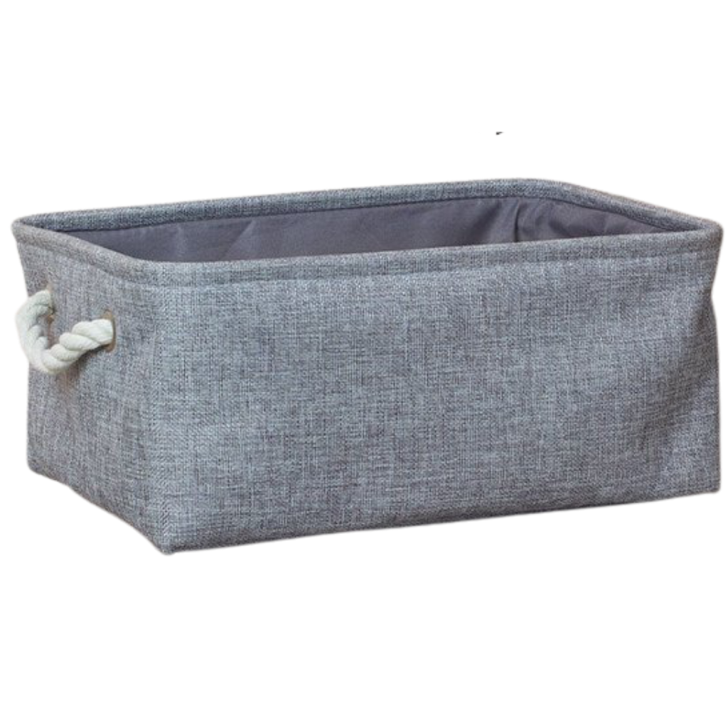 Panier à linge élégant avec poignées en corde