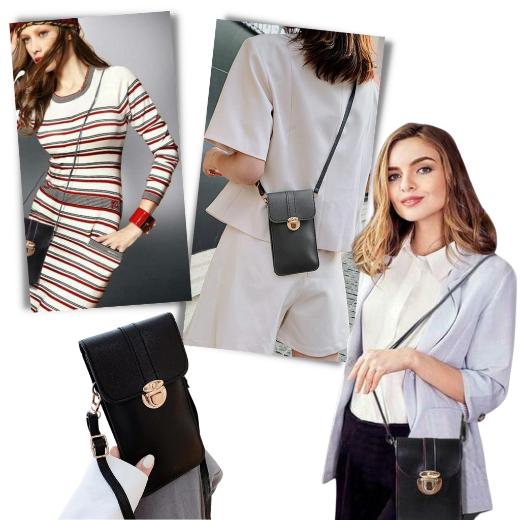 Sac transversal pour téléphone à écran tactile