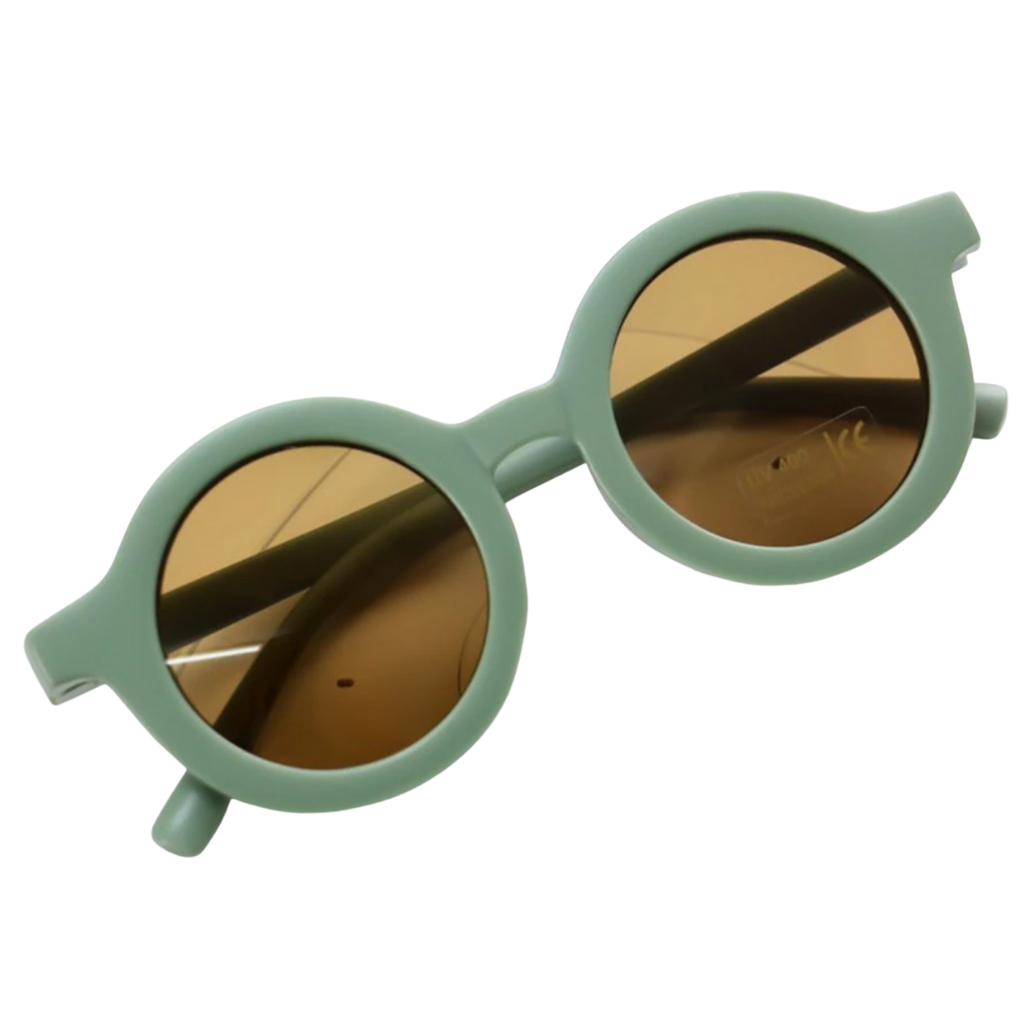Lunettes de soleil rondes vintage pour enfant de 1 à 5 ans